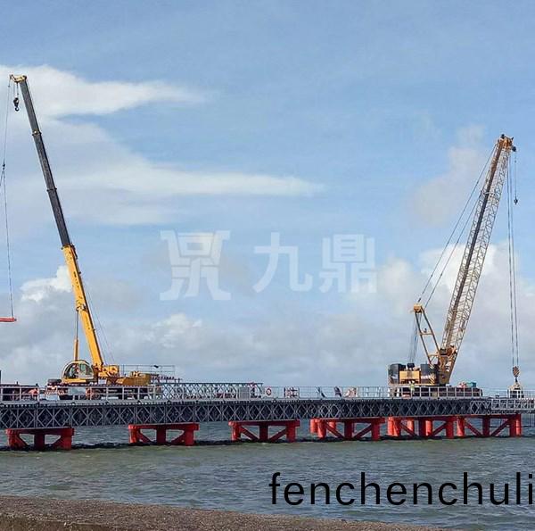 中交(jiao)三(san)航青(qing)島(dao)跨(kua)海大橋(qiao)防腐鋼便橋(qiao)