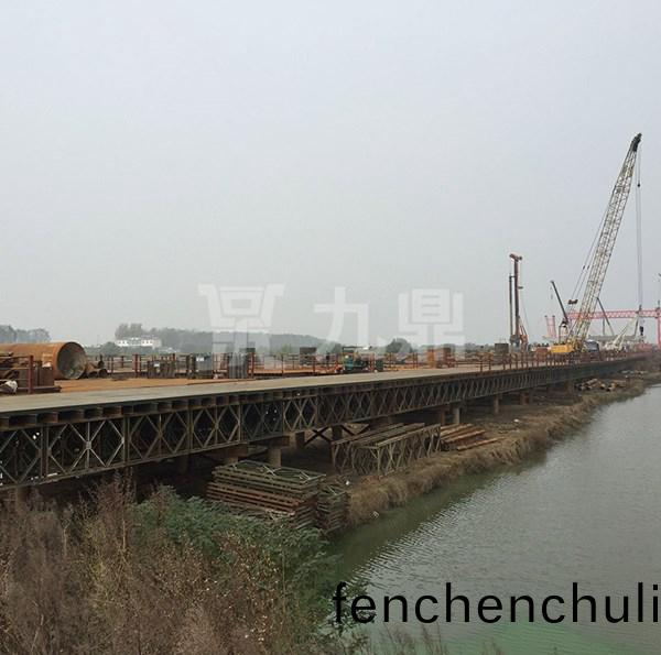 武漢市政路(lu)橋(qiao)-天(tian)河機(ji)場S9標段2鋼便(bian)橋